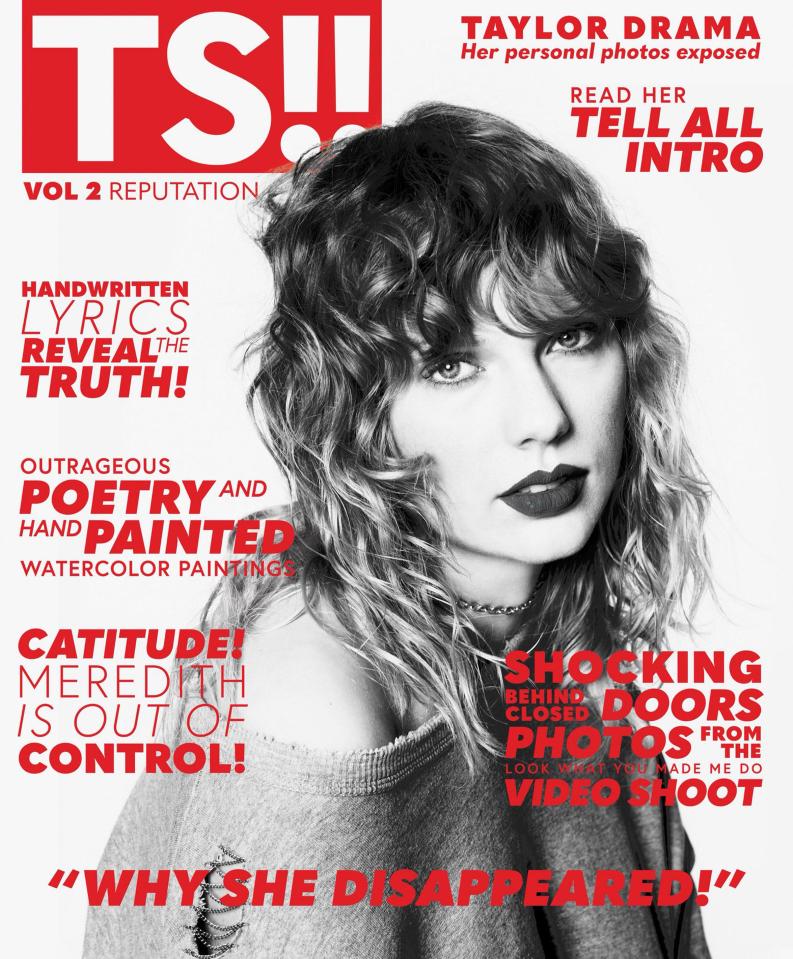  The real cover to TS!! magazine, which contains the pop diva's first public interview in two years