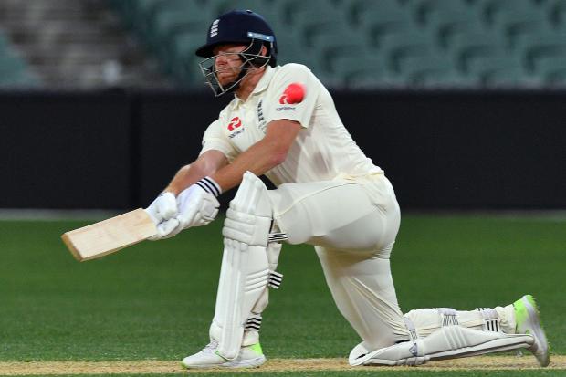 Jonny Bairstow earlier hit an unbeaten 50 as England limped past 200