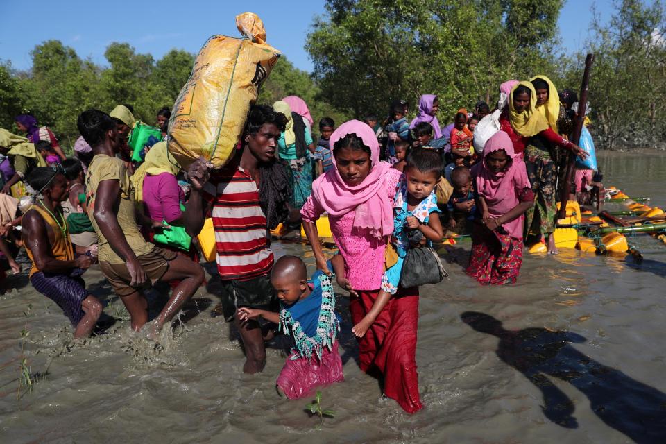  The UK sent foreign aid to help the 700,000 Rohingya people facing widespread persecution in Myanmar