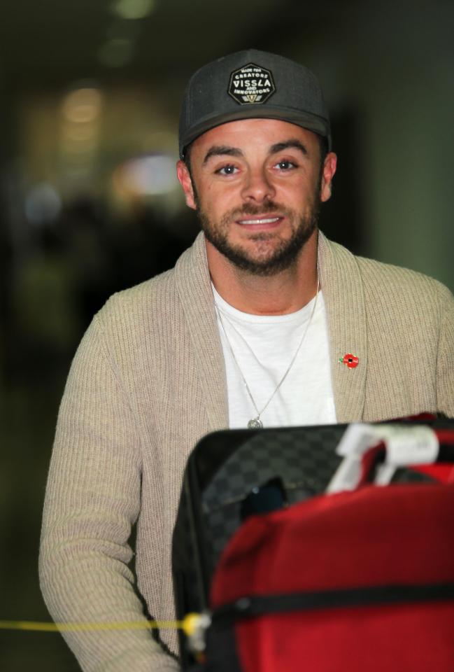 Dec is all smiles and looking healthy when he landed in Brisbane