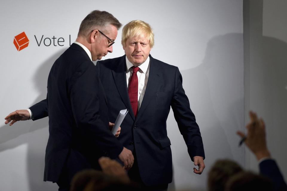  Michael Gove and Boris Johnson have teamed up to encourage progress over Brexit