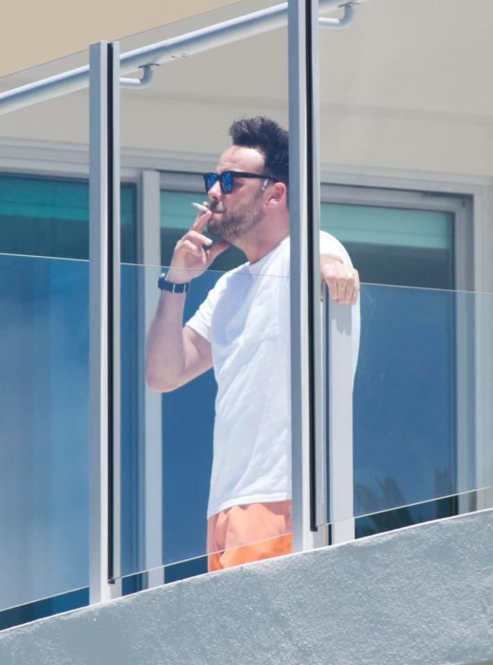 Ant enjoying a cigarette in the sunshine in Australia