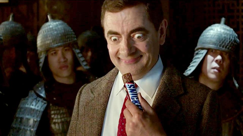  To recover from his expensive divorce, Atkinson revived his Mr Bean character for a Snickers ad in 2014