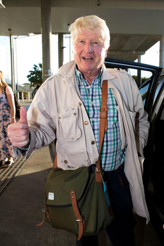  Stanley Johnson arriving into Brisbane ahead of the show's launch