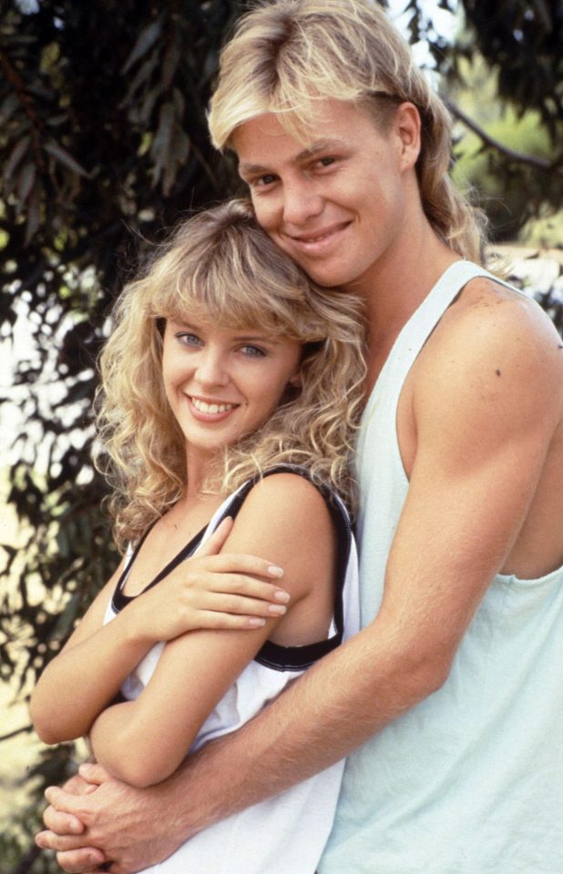 Kylie dated Jason Donovan for three years in the 80s - they met when they played on screen lovebirds in Neighbours