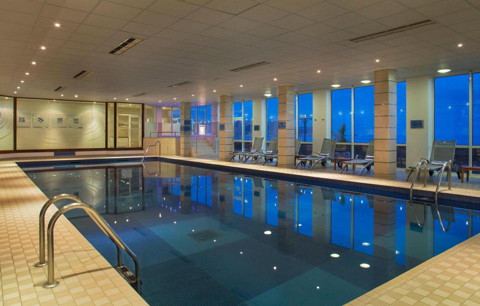  Take a dip in L'Horizon's indoor swimming pool