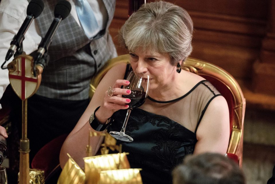  Russian state TV hit back at the PM and mocked the way she drinks wine