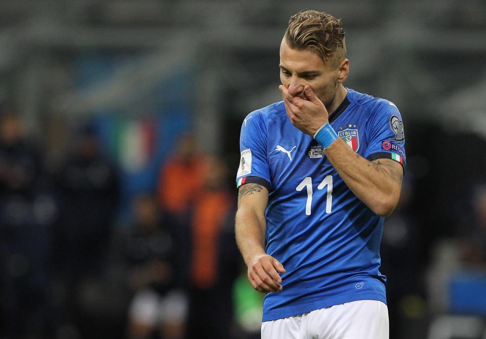 Top goal scorer in top fives leagues in Europe Ciro Immobile could not do it for Italy