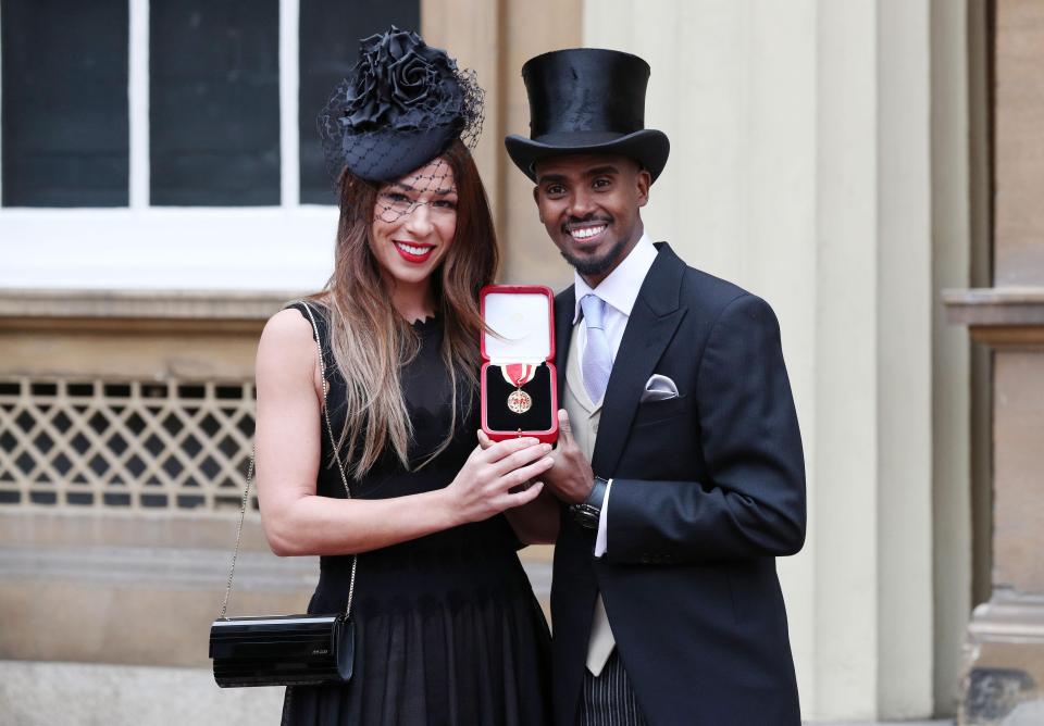  Mo Farah and Tania have four children together