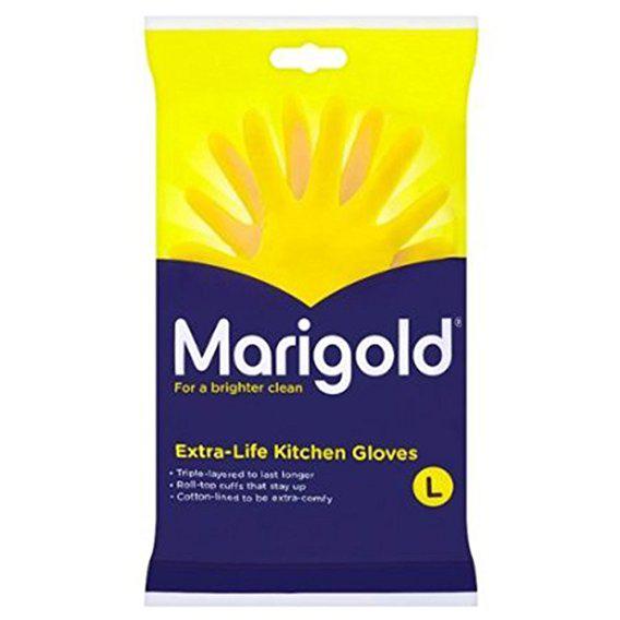  Stock up ahead of the Christmas housework with these half price Marigold kitchen gloves available from Wilko