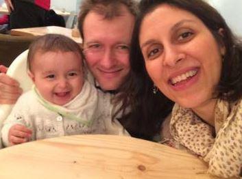  Nazanin Zaghari-Ratcliffe with her husband Richard and their tot Gabriella. Iran has so-called evidence which it claimed could add 16 years to her prison sentence