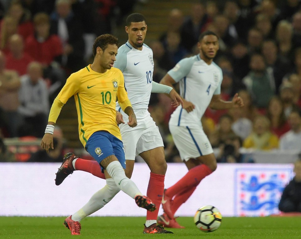 Neymar was unable to inspire Brazil to a goal in the opening period despite dominating