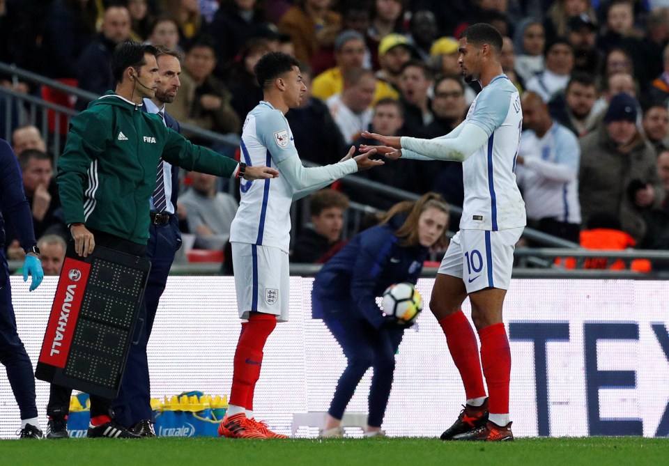 Midfielder Ruben Loftus-Cheek had to be replaced by Jesse Lingard after limping off with injury