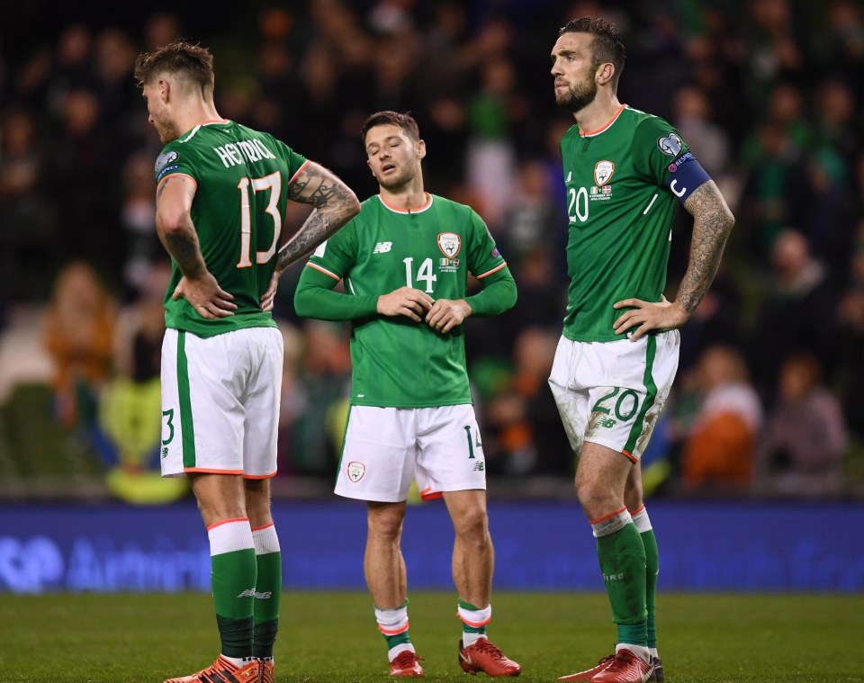 Republic of Ireland's players don't know where to look after they were thumped at home