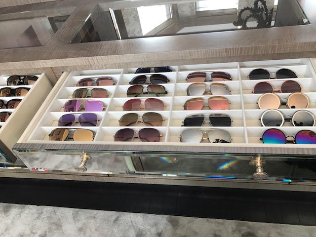  Tamara has 72 pairs of designer sunnies, which she uses to 'cover a multitude of sins'