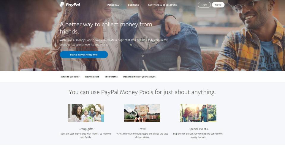 Now getting cash from friends and family is easy with PayPal's money pool