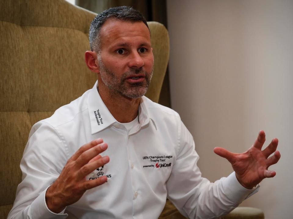  Ryan Giggs is being tipped to take over from Chris Coleman