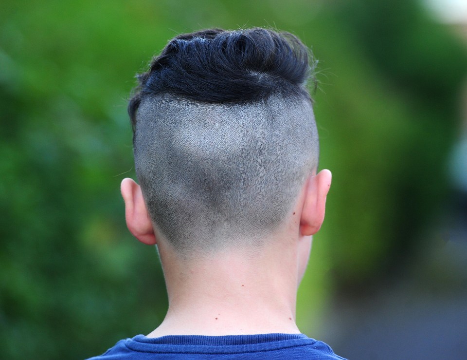 School bosses put James in isolation for the eye-catching hair do on Wednesday