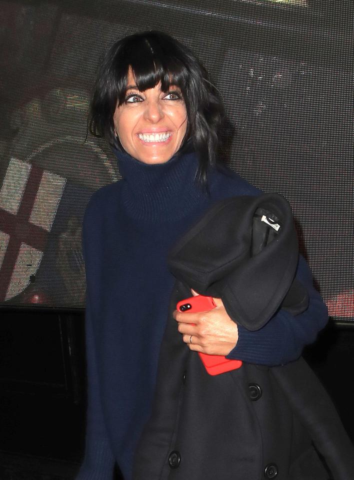  Host Claudia Winkleman leaves Blackpool after busy weekend