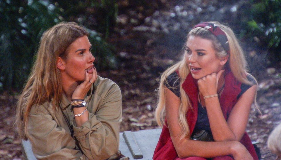  Rebekah with Georgia 'Toff' Toffolo in the jungle