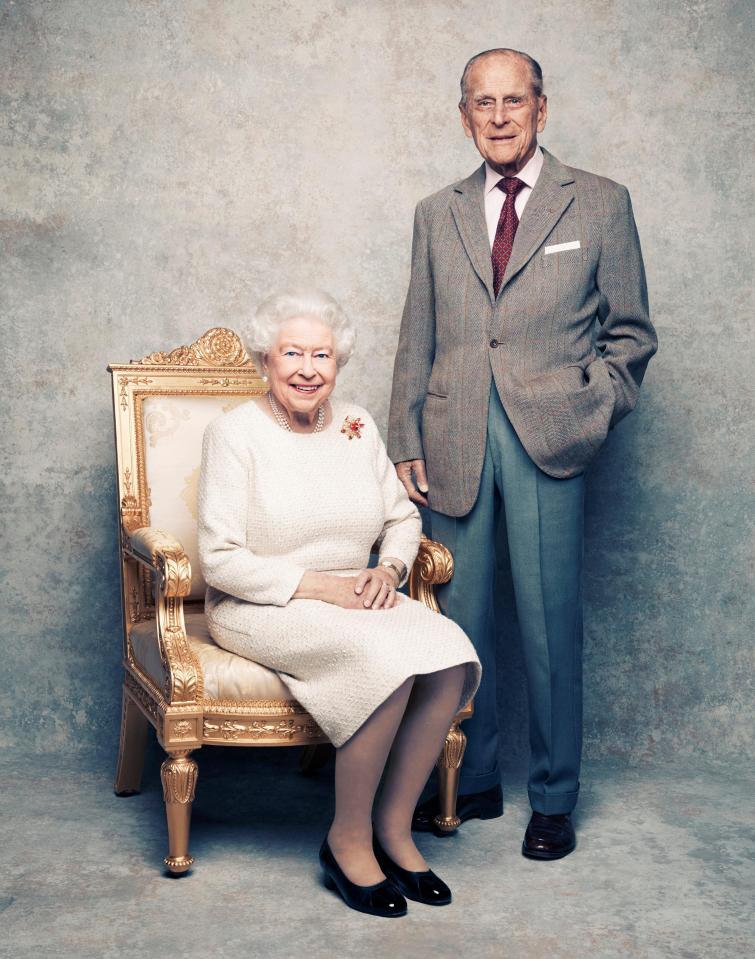  Earlier this week, The Queen & the Prince released a new portrait to celebrate their 70th wedding anniversary