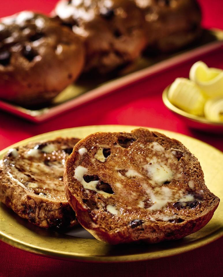  The teacakes ditch the fruit and contain chocolate and caramel chunks instead