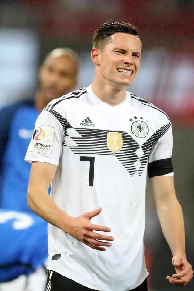 Draxler is keen for more action to secure his spot in the German squad at the World Cup