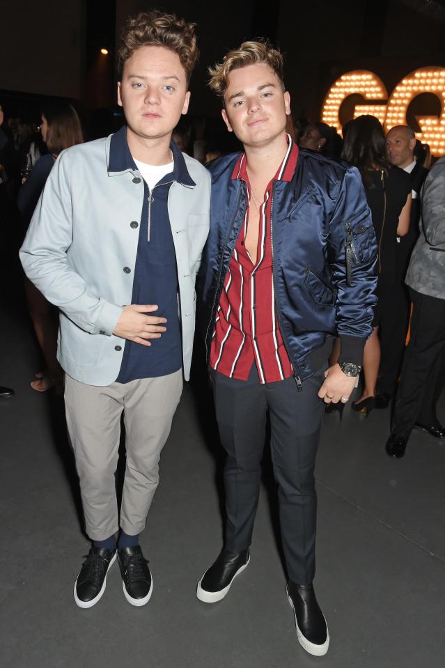  Jack with his 25-year-old pop star brother Conor Maynard