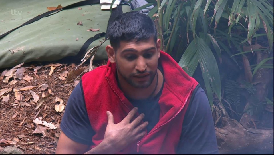 Amir is currently not impressing on I’m a Celebrity