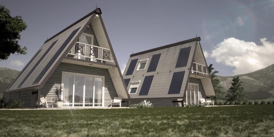  The innovative home is earthquake proof and has eco-friendly features