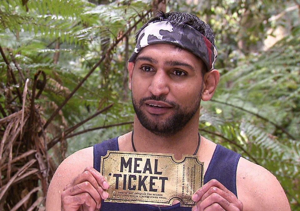 Amir Khan has gone from being an outsider to one of the favourites to win I’m A Celeb