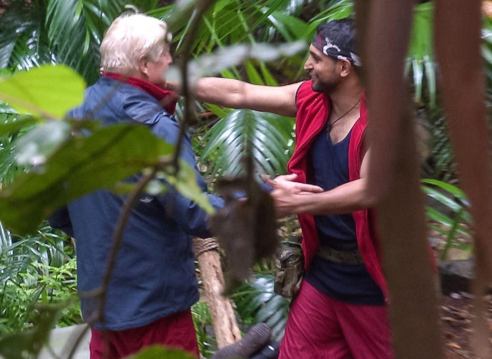 Stanley Johnson couldn’t hide his emotion when Amir Khan kindly gave him his extra meal ticket in tonight’s I’m A Celebrity