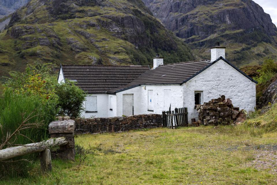  A remote Scottish Highlands cottage once owned by Jimmy Savile has been left to rot