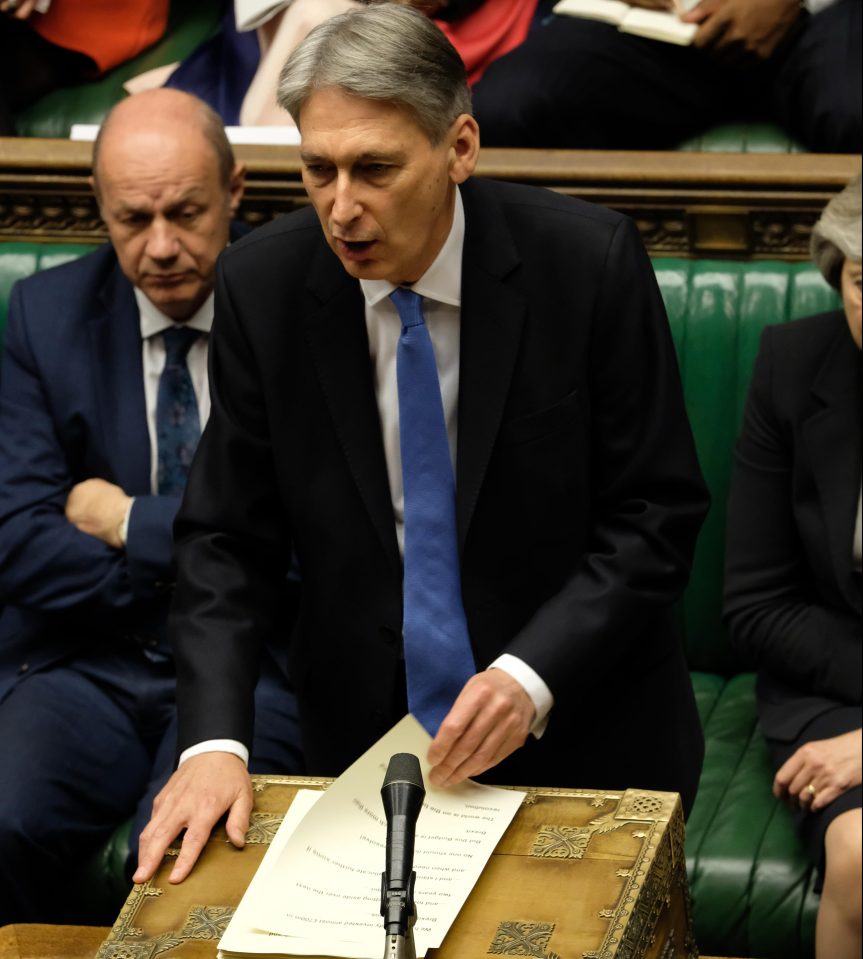  Philip Hammond delivering the Budget in the House of Commons