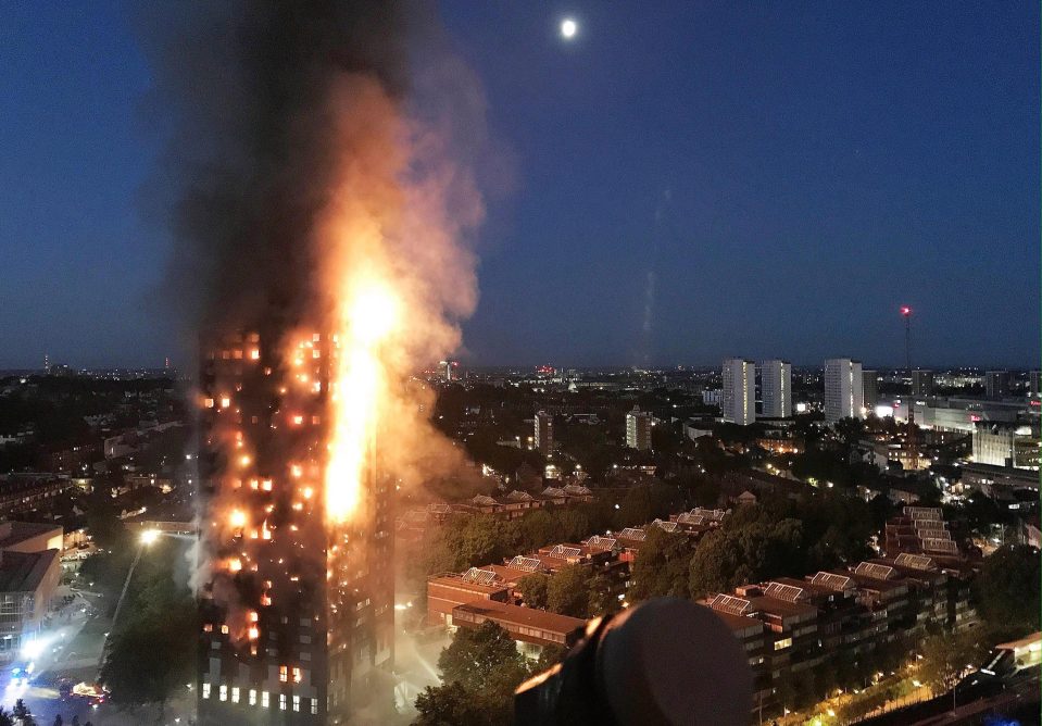  The Grenfell Tower blaze killed 71 people