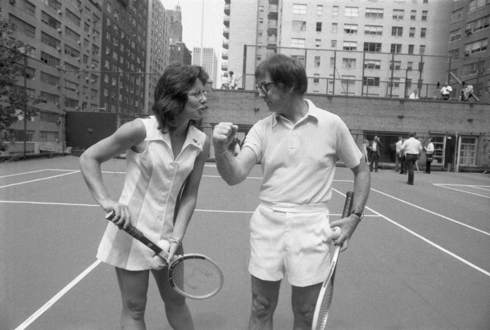  The 1973 tennis match between Billie Jean King and Bobby Riggs was called The Battle of the Sexes