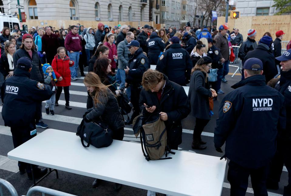  Thousands of bags will be searched for explosives