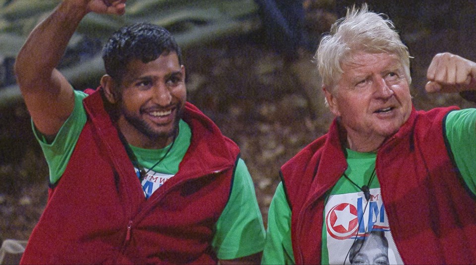 Stanley Johnson and Amir have struck up an unlikely friendship