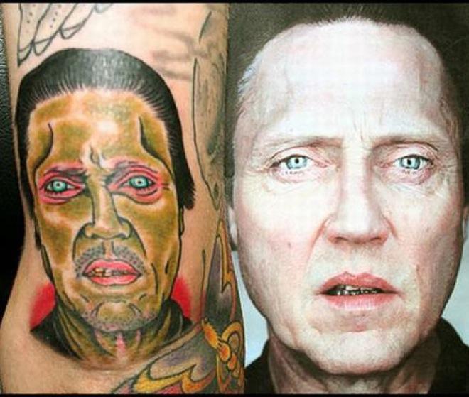  Christopher Walken looks unrecognisable in this permanent portrait