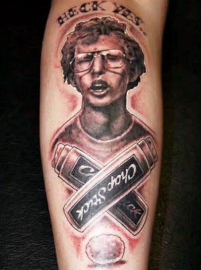  This Napoleon Dynamite tatt is bound to make you crack a smile