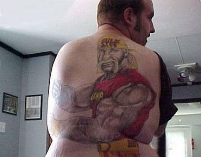  This Hulking great tatt certainly makes a statement