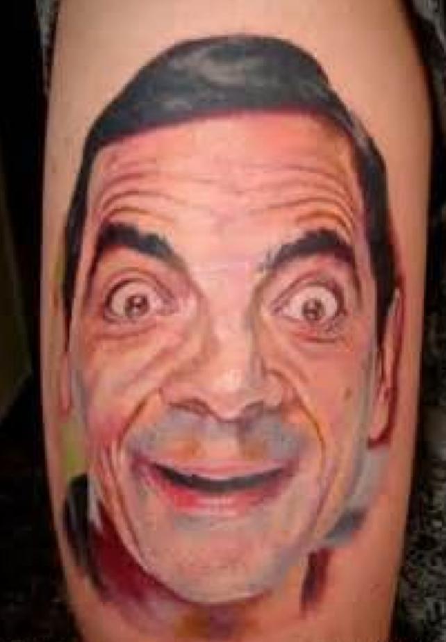  We're not quite sure why anyone would want a Mr Bean tattoo