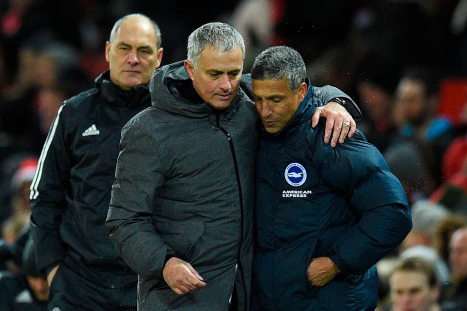 Mourinho labelled Chris Hughton's side as very good in a post-match interview