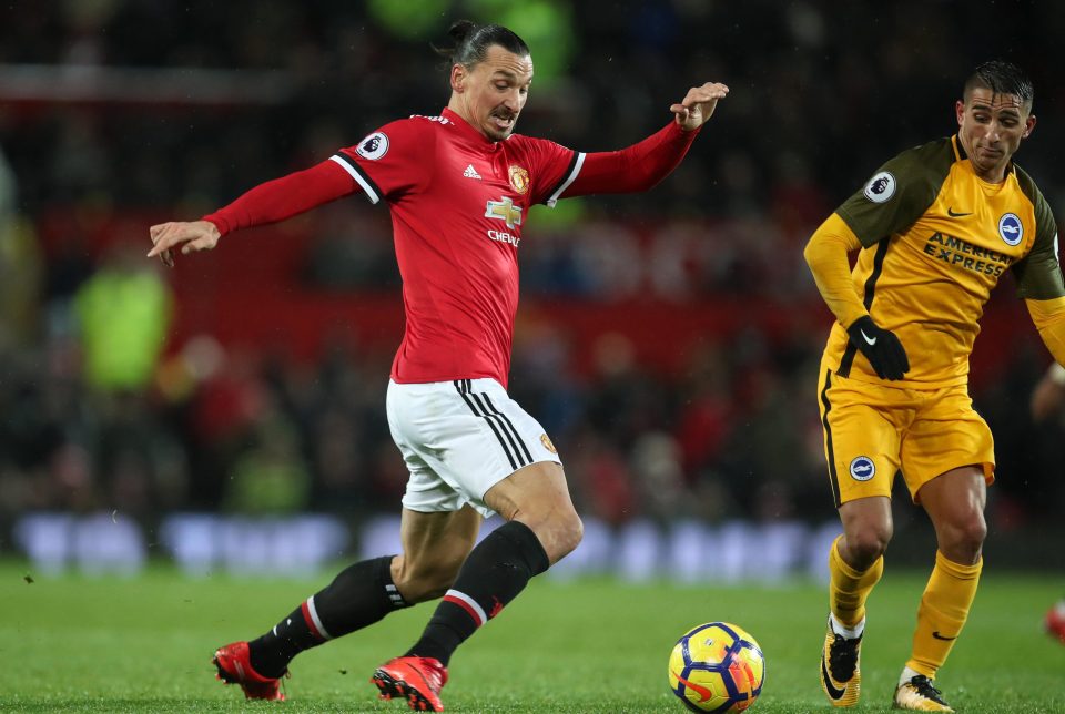 Mourinho threw an array of attacking talent at Brighton, including Ibrahimovic