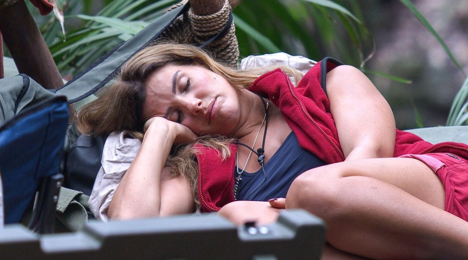 Rebekah Vardy has spent more time napping than getting into debates with her fellow contestants 