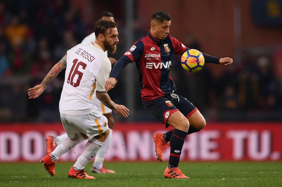  De Rossi's side were leading against Genoa prior to his moment of outburst