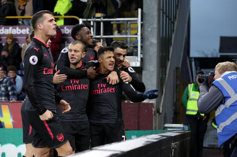  Arsenal leapfrogged rivals Tottenham into fourth place