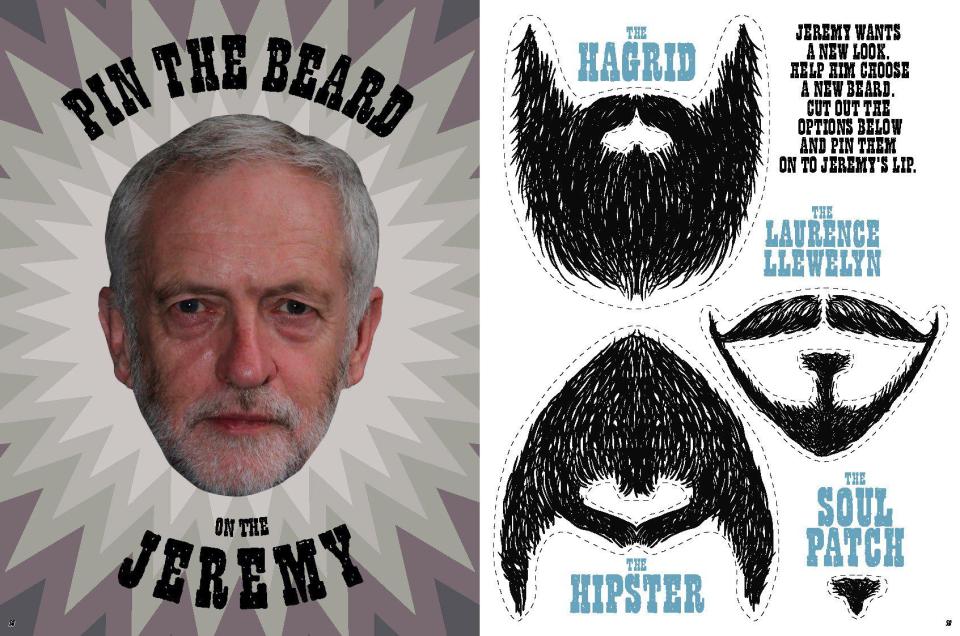  Pin the beard on the Jezza - to see what he looks like with different facial hair styles