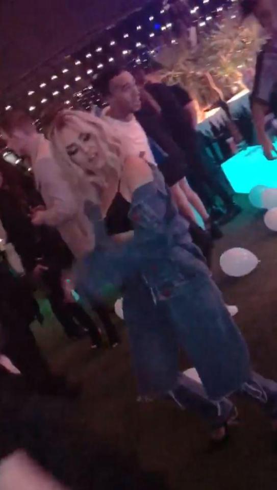  Perrie Edwards has been caught on camera during a night out