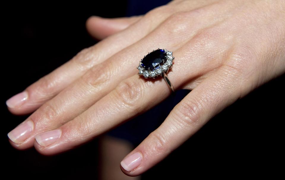  In 2010, the Duke of Cambridge used his mum's sapphire ring for his proposal to Kate Middleton